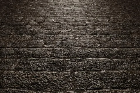 Old cobblestone pavement Stock Illustration