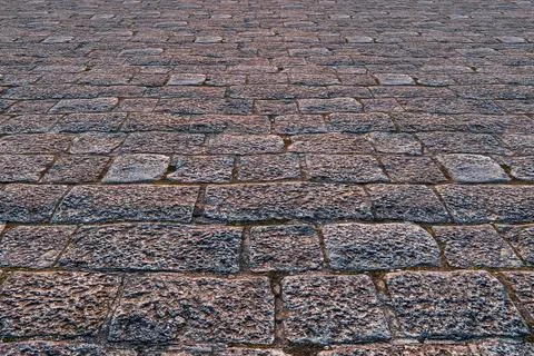Old cobblestone pavement Stock Illustration