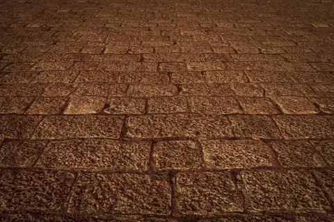 Old cobblestone pavement Stock Illustration