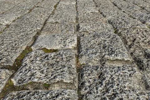 Old cobblestone pavement Stock Illustration