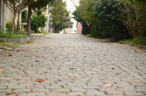 Old Cobblestone Road Stock Photos