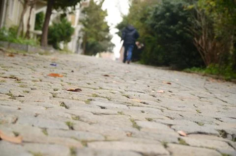 Old Cobblestone Road Stock Photos