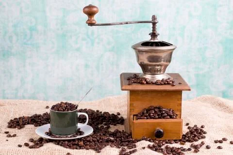 Old coffee grinder Stock Photos