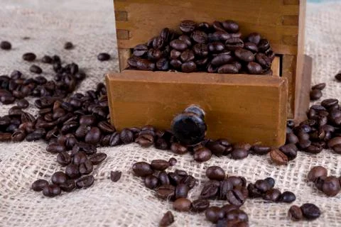 Old coffee grinder Stock Photos