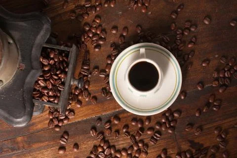 Old coffee grinder, 스톡 사진