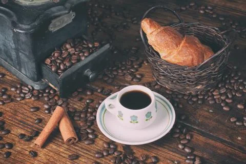 Old coffee grinder 스톡 사진