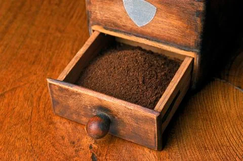 Old coffee mill Stock Photos