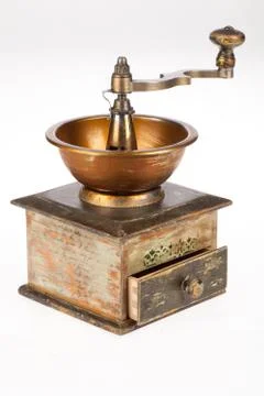 Old Coffee Mill Stock Photos