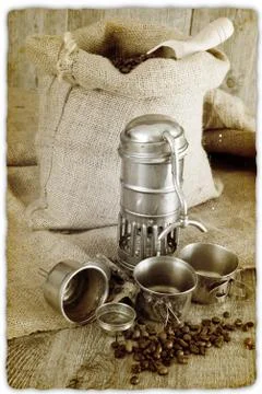 Old coffee pot Stock-Fotos