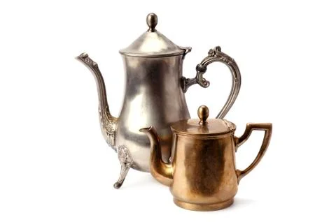Old coffee pot Stock Photos