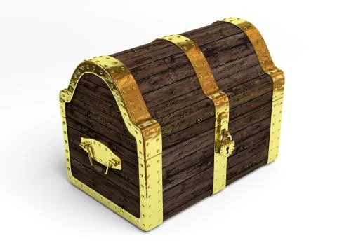 Old coffer Stock Illustration