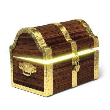 Old coffer Stock Illustration