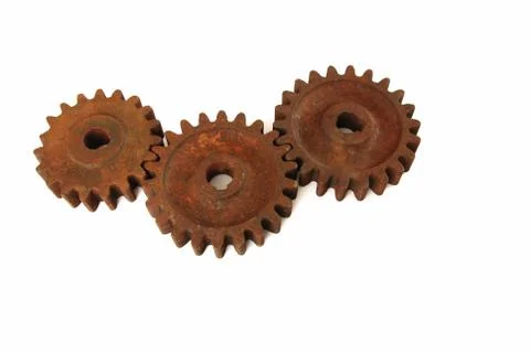 Old cogs Foto stock