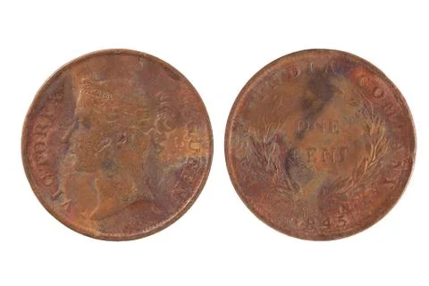 Old coin Stock Photos