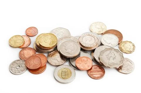 Old coins Stock Photos