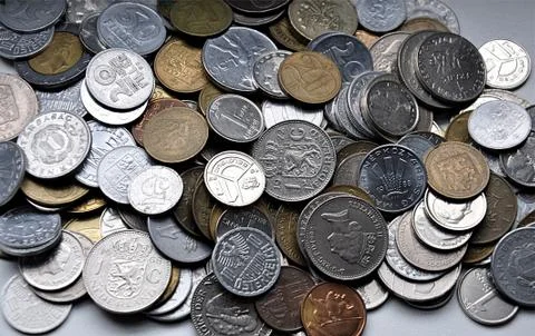 Old coins Stock Photos