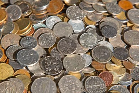 Old coins Stock-Fotos