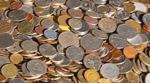 Old coins Stock Photos