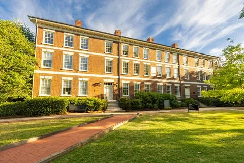 Old College, completed between 1801 and 1805, was the first permanent build.. Stock Photos