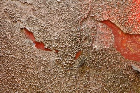 Old colored background pattern texture of iron and plastic. Stock Photos