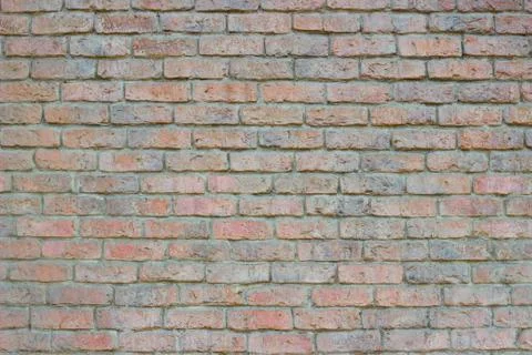 Old colored brick wall background Stock Photos