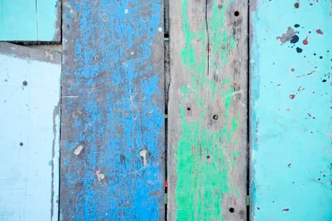 Old colorful wood pattern Stock Photos