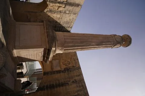 An old column artifact Stock Photos