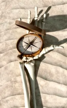 Old compass Stock Illustration