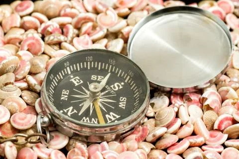 Old compass Stock Photos