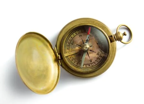 Old compass Stock Photos