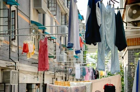 Old compound in Shanghai Stock Photos