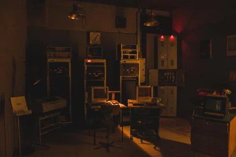 Old computer blocks Stock Photos