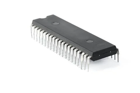 Old Computer Chip Stock-Fotos