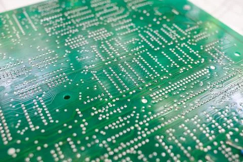 Old computer chips that are out of order. Not working microshops 스톡 사진