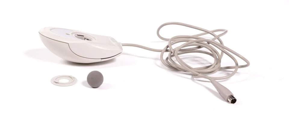 Old computer mouse Stock Photos