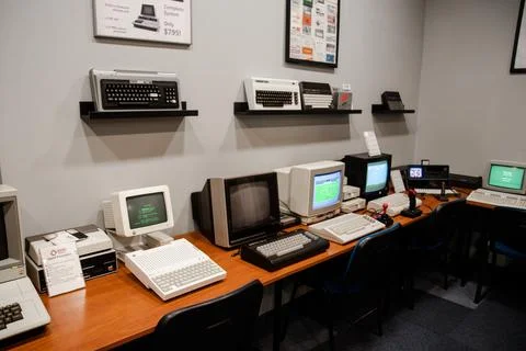 Old computer Stock Photos