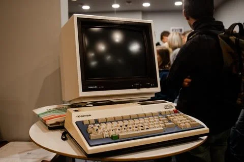 Old computer Stock Photos