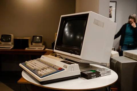 Old computer Stock Photos