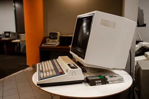 Old computer Stock Photos