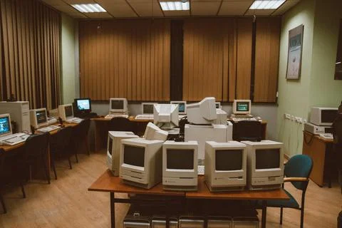 Old computer Stock Photos