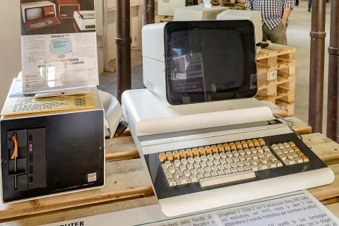 Old Computer T8 Produced In 1980 Stock Photos