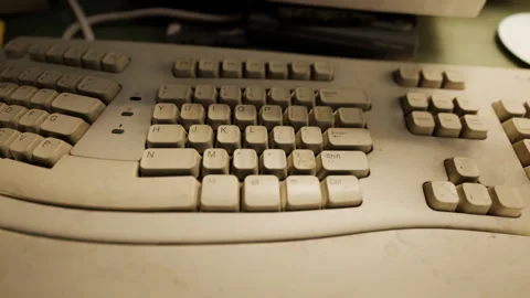 Old computers from the 80s in an abandon... | Stock Video | Pond5