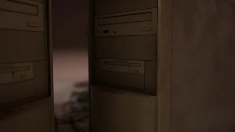 Old computers from the 80s in an abandon... | Stock Video | Pond5
