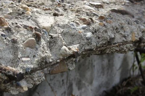 Old concrete slab Foto stock