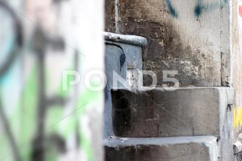Old Concrete Stairs Stock Photos