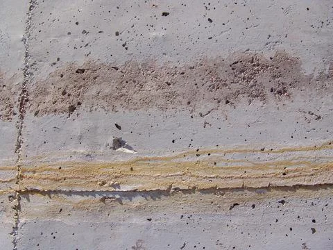 Old concrete surface decay wall in the abandoned factory Stock Photos