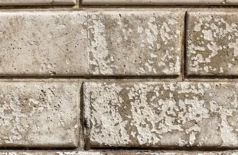 Old concrete wall with geometric pattern for use as a background texture Stock Photos