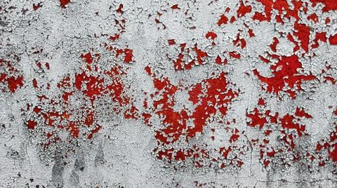 Old concrete wall with paint elements Stock Photos