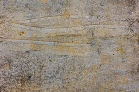 An old concrete wall. The process of moldy buildings Stock Photos