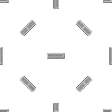 Old conditioner pattern seamless vector Illustrazione stock